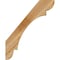 Ekena Millwork 6"W x 28"D x 34"H Olympic Rough Sawn Knee Brace, Western Red Cedar BRC06X28X34OLY00RWR - alternate 3
